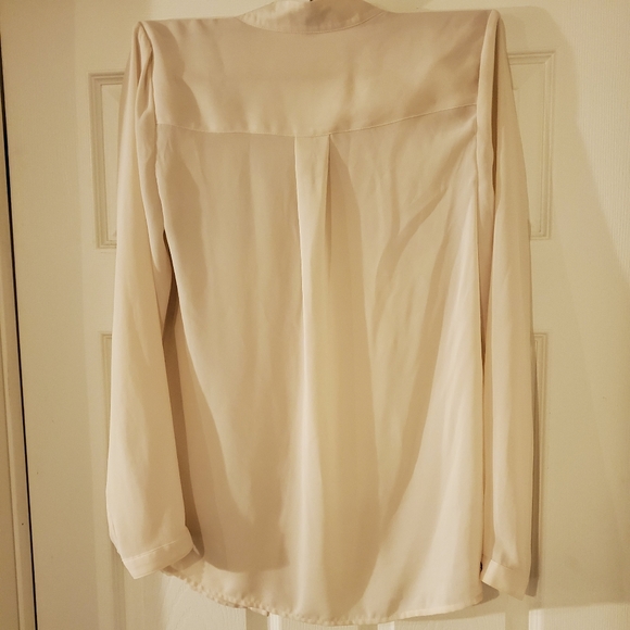 Beautiful Cream Sheer Blouse - Picture 6 of 7